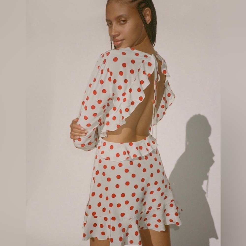 Realisation Par Goldie Dress in Cherry